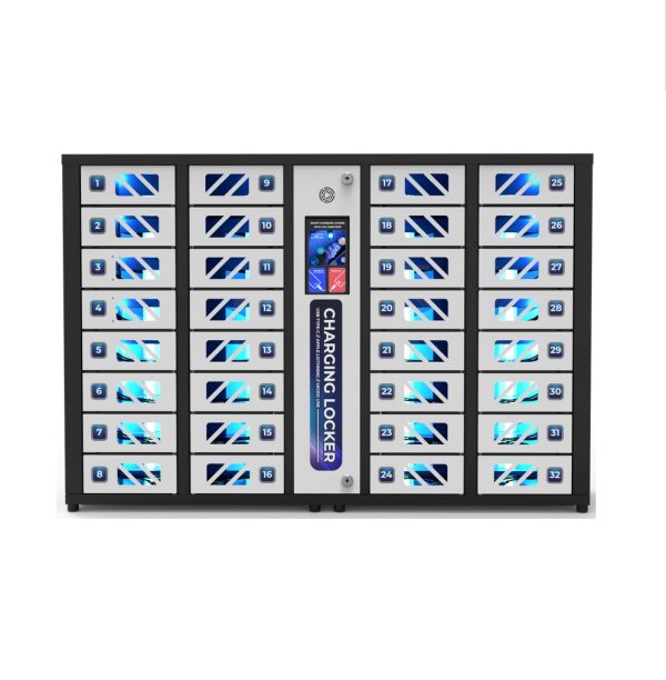 32 Bay Touchscreen Cell Phone Charging Locker